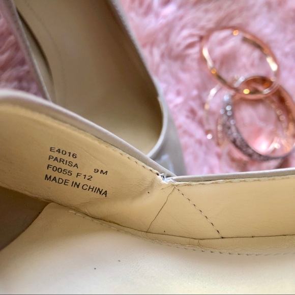 Calvin Klein Parisa Nude Peep Toe Pumps - Picture 8 of 8